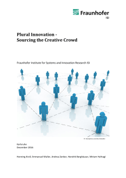 Plural Innovation - Sourcing the Creative Crowd