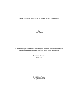 PATTON-CAPSTONE-2014 - JScholarship