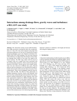 Interactions among drainage flows, gravity waves and turbulence: a