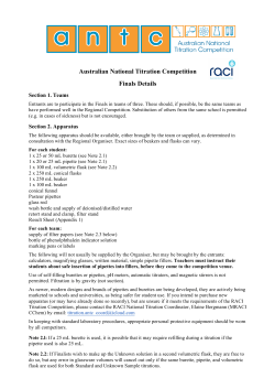 ANTC rules 2017 - Royal Australian Chemical Institute
