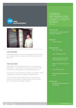 durban metropolitan council, south africa