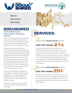 our brochure