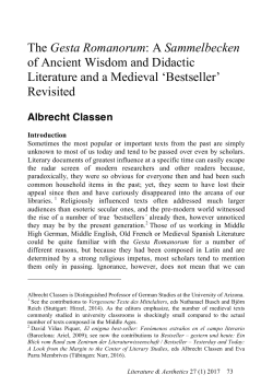 The Gesta Romanorum - Sydney Open Journals online