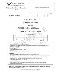Sample written examination (pdf - 1.39mb)