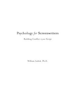 Psychology for Screenwriters