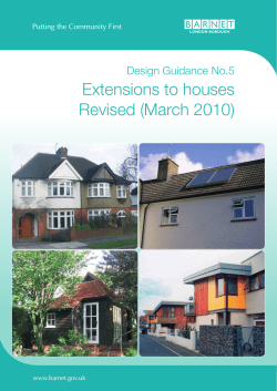 Design Guidance No.5 Extensions to houses