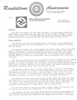 ADOLF HITLER AND THE MEANING OF THE NAZI HOLOCAUST