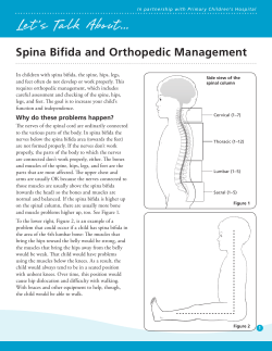 Spina bifida and orthopedic management