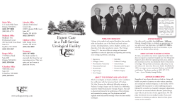 Expert Care in a Full-Service Urological Facility