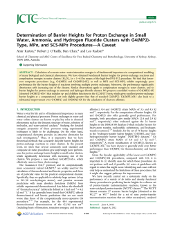 Determination of Barrier Heights for Proton Exchange in Small Water