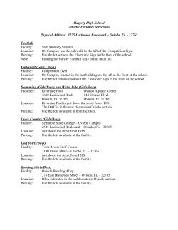 HHS Athletic Facilities Information - Directions