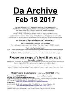 Da Archive Feb 18 2017