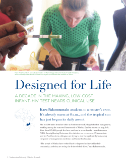 Designed for Life - Northwestern`s McCormick School of Engineering