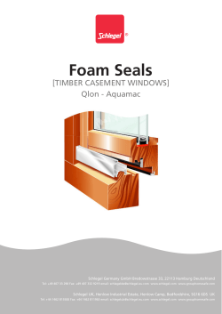 Foam Seals