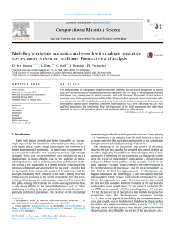 Modelling precipitate nucleation and growth with multiple precipitate