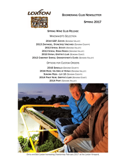 Spring 2017 Boomerang Club Newsletter