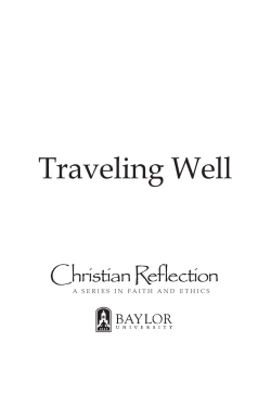 Traveling Well - Baylor University