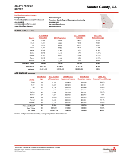 Sumter County Profile