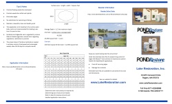 PR and PRU.pub - Lake Restoration