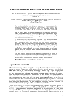 1 Strategies of Mutualism versus Hyper