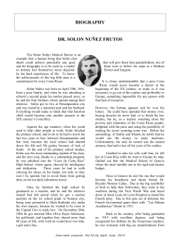 biography dr. solon nuñez frutos