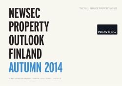 Newsec Property Outlook Finland Autumn 2014