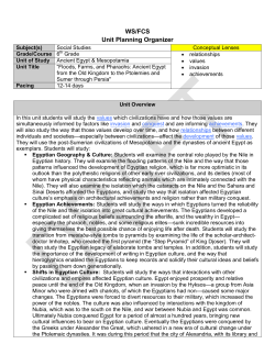 WS/FCS Unit Planning Organizer