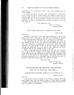 AGO 01/19/1931 @ p.422 - Florida Attorney General