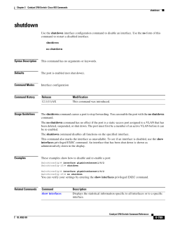 Catalyst 3750 Switch Cisco IOS Commands