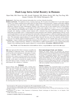 Dual-Loop Intra-Atrial Reentry in Humans