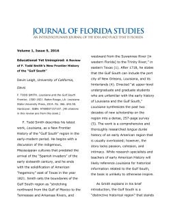 Louisiana and the Gulf South Frontier, F. Todd Smith