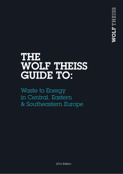 WtE Guide - Wolf Theiss