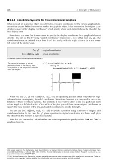 2.9.4 Coordinate Systems for Two-Dimensional