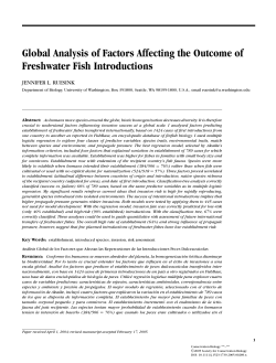 Global Analysis of Factors Affecting the Outcome of Freshwater Fish