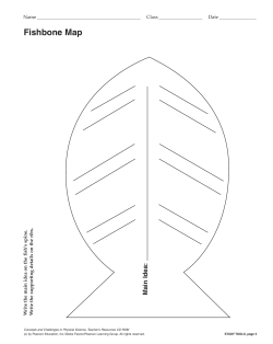 fishbone graphic organizer