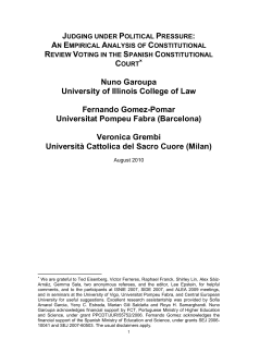 Judging Under Political Pressure