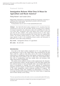 Immigration Reform: What Does It Mean for