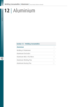 Section 12 - 10 Aluminium