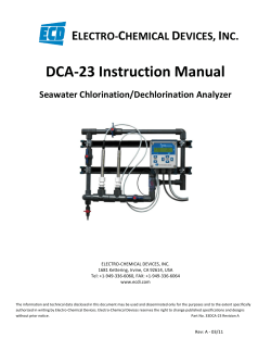 DCA23 Instruction Manual - Electro