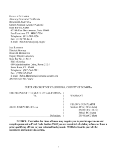 criminal complaint - Jill Ravitch