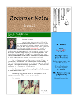 September 2015 - Seattle Recorder Society