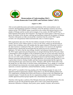 Memorandum of Understanding (MoU)