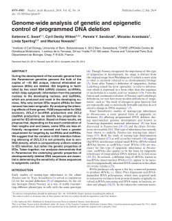 Genome-wide analysis of genetic and epigenetic control of