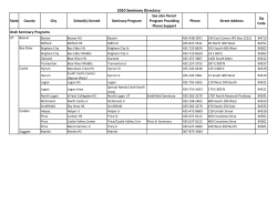 County - LDS Seminary