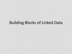 Building blocks of LOD