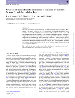 Advanced ab initio relativistic calculations of transition probabilities