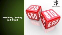 Predatory Lending and Credit - Washington State Association of