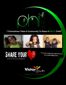 It Sometimes Takes A Community To Raise A