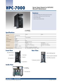 Datasheet - Advantech