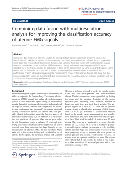 Combining data fusion with multiresolution analysis for improving